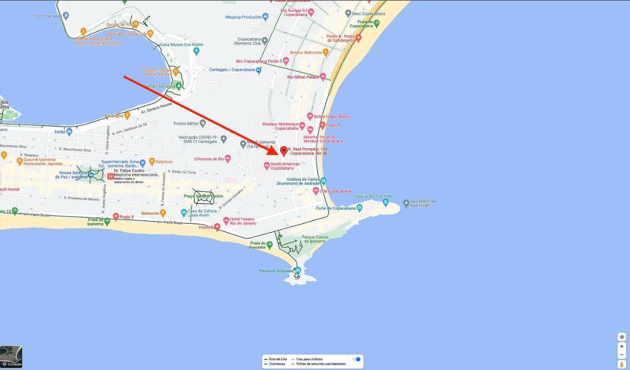 2Qtos: Copacabana, Ipanema E Metro! ริโอเดจาเนโร ภายนอก รูปภาพ